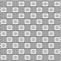 Abstract shapes.Patterns from lines.White wallpaper. Vector graphics for design, textile, decoration, cover, wallpaper, web background, wrapping paper, fabric, packaging. Repeating pattern.