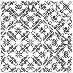 Abstract shapes.Patterns from lines.White wallpaper. Vector graphics for design, textile, decoration, cover, wallpaper, web background, wrapping paper, fabric, packaging. Repeating pattern.