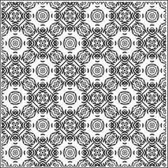 Abstract shapes.Patterns from lines.White wallpaper. Vector graphics for design, textile, decoration, cover, wallpaper, web background, wrapping paper, fabric, packaging. Repeating pattern.