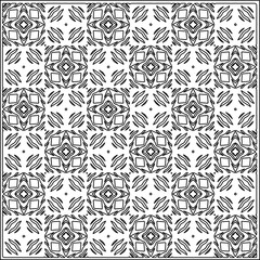 Abstract shapes.Patterns from lines.White wallpaper. Vector graphics for design, textile, decoration, cover, wallpaper, web background, wrapping paper, fabric, packaging. Repeating pattern.