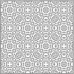 Abstract shapes.Patterns from lines.White wallpaper. Vector graphics for design, textile, decoration, cover, wallpaper, web background, wrapping paper, fabric, packaging. Repeating pattern.