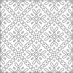 Abstract shapes.Patterns from lines.White wallpaper. Vector graphics for design, textile, decoration, cover, wallpaper, web background, wrapping paper, fabric, packaging. Repeating pattern.