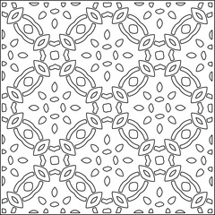 Abstract shapes.Patterns from lines.White wallpaper. Vector graphics for design, textile, decoration, cover, wallpaper, web background, wrapping paper, fabric, packaging. Repeating pattern.