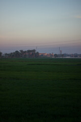 Obraz premium Green Nile Valley in Luxor. Egypt.