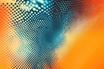 Close-up of a colorful background featuring dots, suitable for use in designs and illustrations