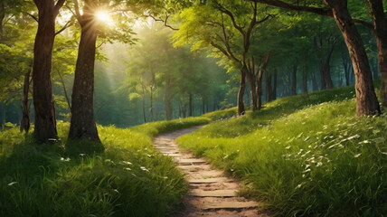 Obraz premium natural scenery wallpaper hd 4k