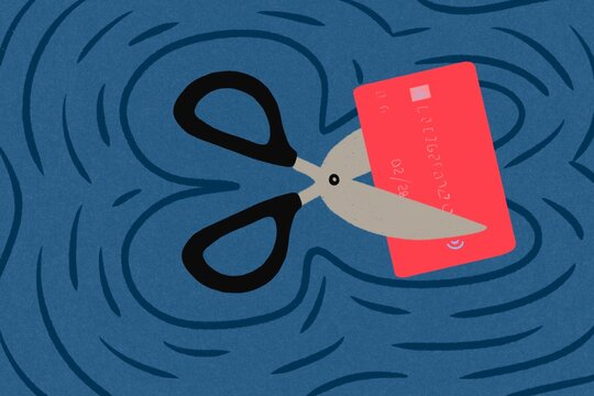 Cutting up credit cards