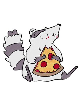 Pizza Raccoon