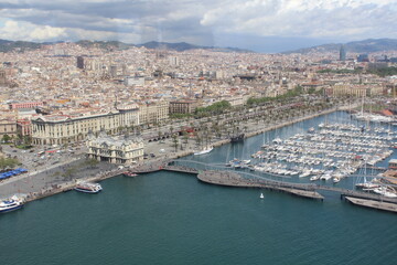 Naklejka premium View of Barcelona