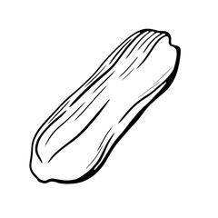 eclair line drawing