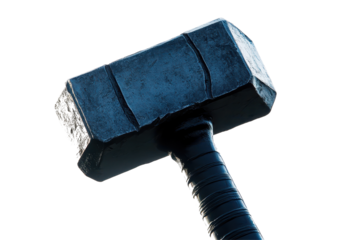 hammer in black on a white background