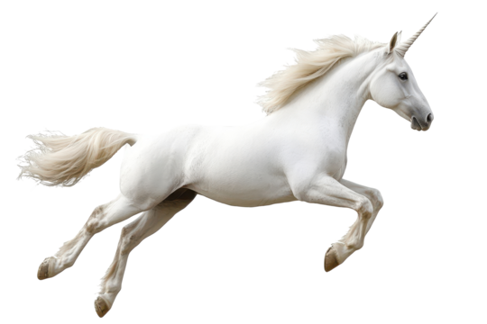 unicorn on a white background