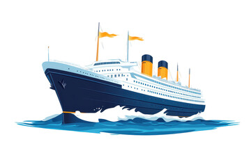ship on the water