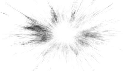 Fototapeta premium Electric spark burst transparent background