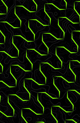 Black and green abstract background with grunge texture and modern design illustration
