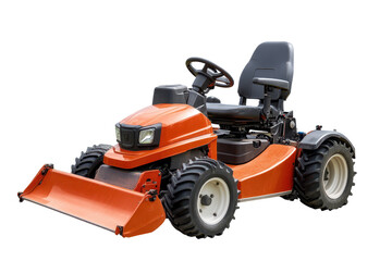 Durable zero-turn lawn mower for easy lawn care, isolated against a white background