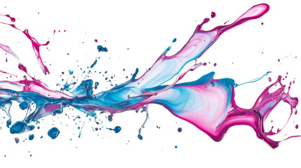 Explosion of colors transparent background