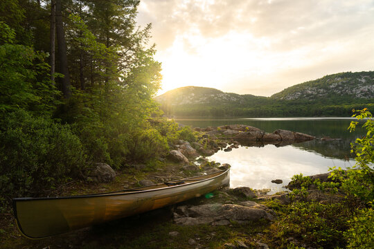 Summer Backcountry Canoe Trip Northern Lake