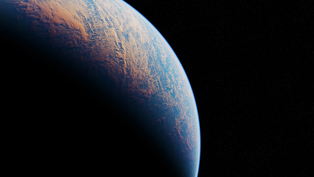 Planet earth seen from space