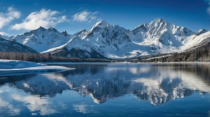 Winter magic: snowy landscapes, mountains, forests, frozen lakes, and cozy cabins &mdash; a fairytale of nature in every moment.