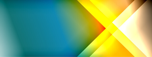 Dynamic shadow lines with gradient colors geometric background