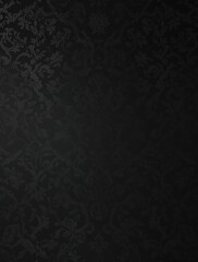 Faded black banner with intricate lace patterns, vintage feel, grunge look, macabre details, distressed black fabric