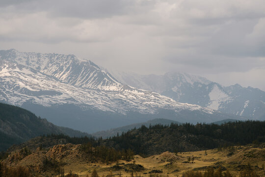 Snowy Mountains Landscape