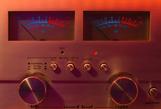 VU Meter on Tape Deck