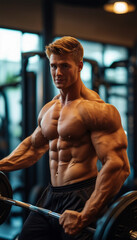 Confident, Ready for Challenges_ a 32-year-old man with light brown hair, fair skin, and a slim, ath