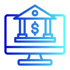 Vector Design Banking System Icon Style