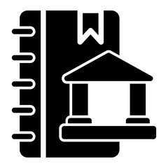 Bank account icon. Bank passbook. Bank account balance. Vector