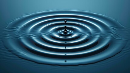 Dive into the depths of blue with abstract waves that resonate and create a vibrant ripple of energy.