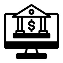 Vector Design Banking System Icon Style