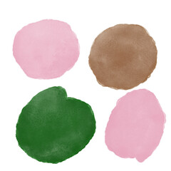 Colorful Watercolor Blob Decor