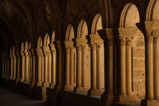 Elegant stone arches creating a serene atmosphere for relaxation