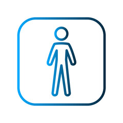 Toilet icon design template