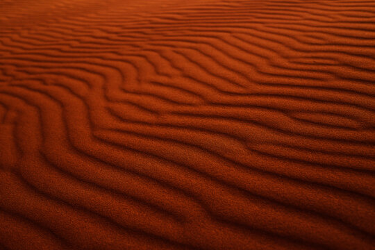 Close-Up of Windblown Sand Patterns