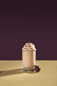 Whipped Spice Latte styled for the Holidays