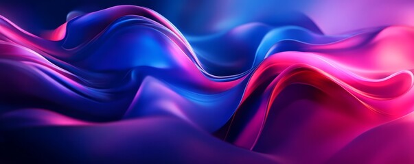 Obraz premium Abstract vibrant color flow abstract grainy background pink blue purple red noise texture summer banner header poster design