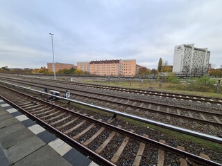 Bahngleise in Berlin