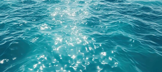Fototapeta premium sparkling blue clear sea water waves background 44