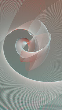 Futuristic and abstract.