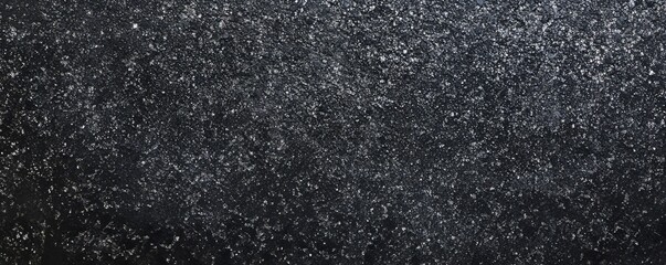 Obraz premium Dark gray grainy background, black white noise texture monochrome minimal grunge banner, header poster backdrop design