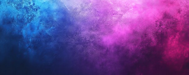 Grainy gradient poster background, purple blue pink black vibrant noisy texture banner cover header backdrop design