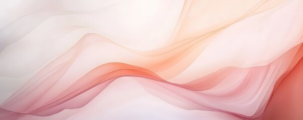 Light gray pink grainy gradient background, pastel orange white banner, poster header backdrop design