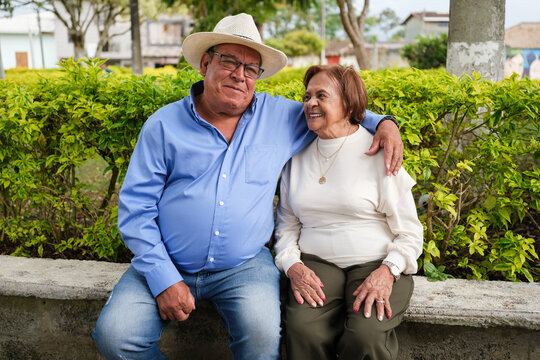 Joyful Couple Enjoying a day in a park