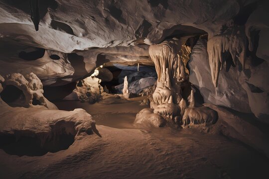 inside the cave