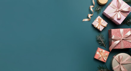 Obraz premium 생일 선물 크리스마스 기프트 선물 행사 이벤트 세일 할인