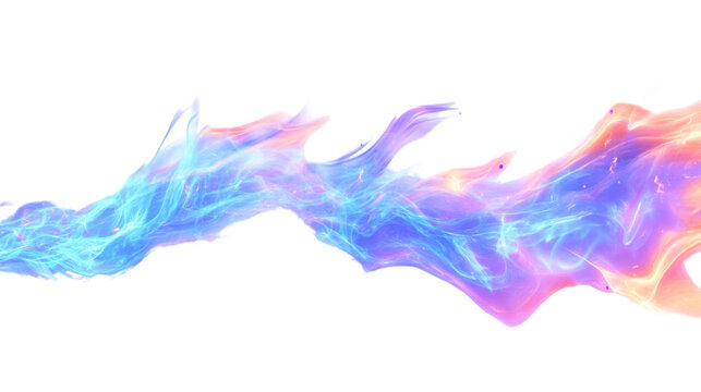 Blue flame transparent background