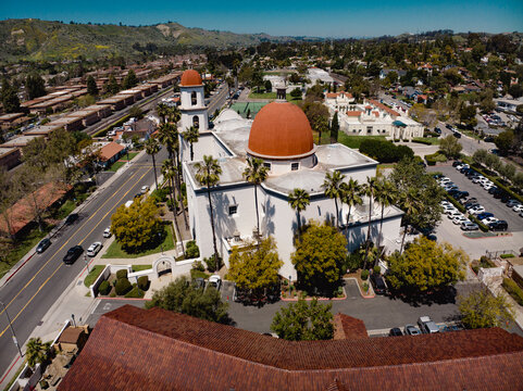 APRIL 2024, SAN JUAN CAPISTRANO, CALIFORNIA - historic old Mission at San Juan Capistrano, Southern California, USA